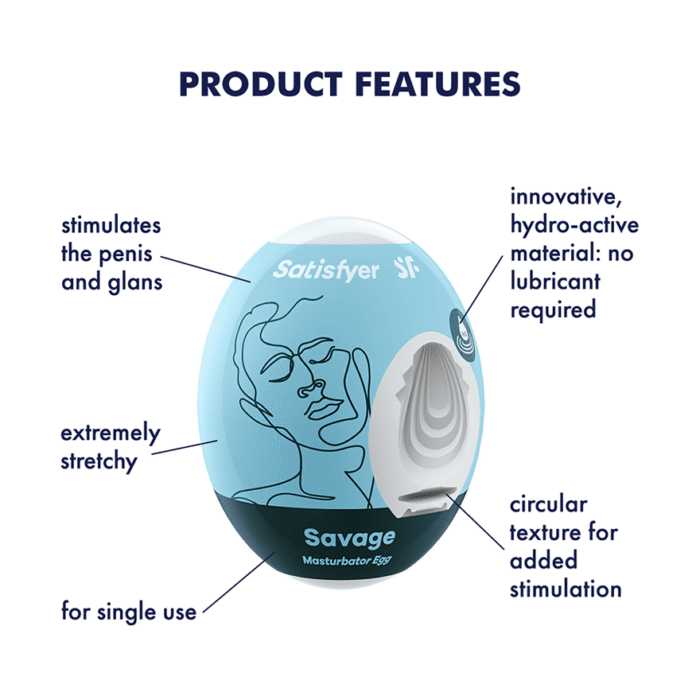 satisfyer-savage-masturbator-egg-product-features