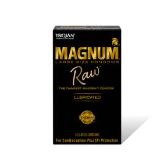 Trojan Magnum Raw Condoms - 10pk