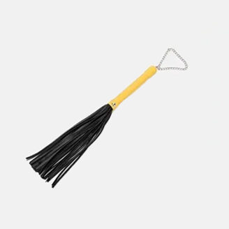 Yellow plus Black Flogger 16"