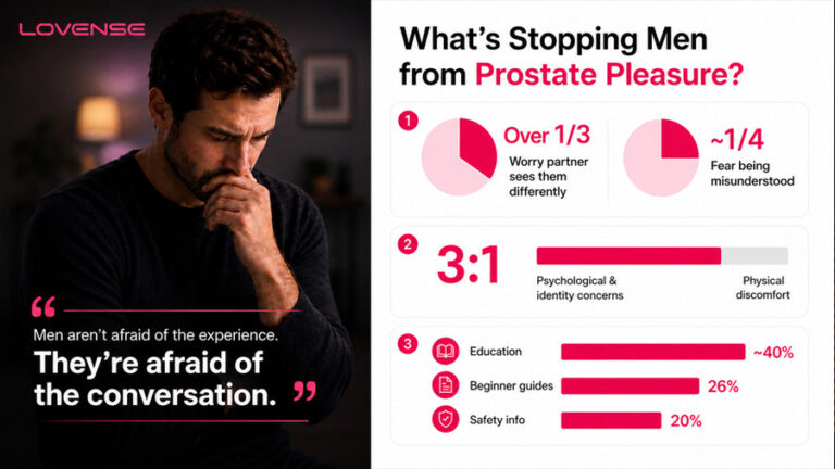 Lovense Survey Reveals What’s Really Holding Men Back From Prostate Pleasure