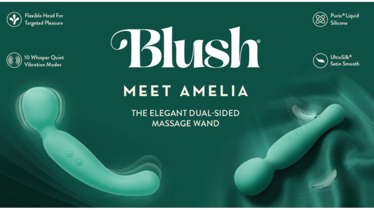 Blush Debuts Amelia Dual-Sided Wand Vibrator for Versatile Stimulation